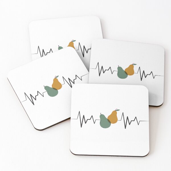 Item preview, Thanksgiving Love Pears Heartbeat Pulse Heart Line ECG designed and sold by moderncrazeshop.