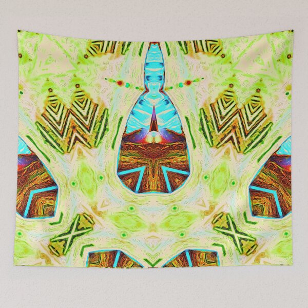 Item preview, DEEP AND LUMINOUS NATIVE AMERICAN SPIRITUAL VIBRATIONS TO INSPIRE PEACE AND LOVE - ART PAINTING MODERN AND MYSTIC EXPRESSION. designed and sold by Ralek.
