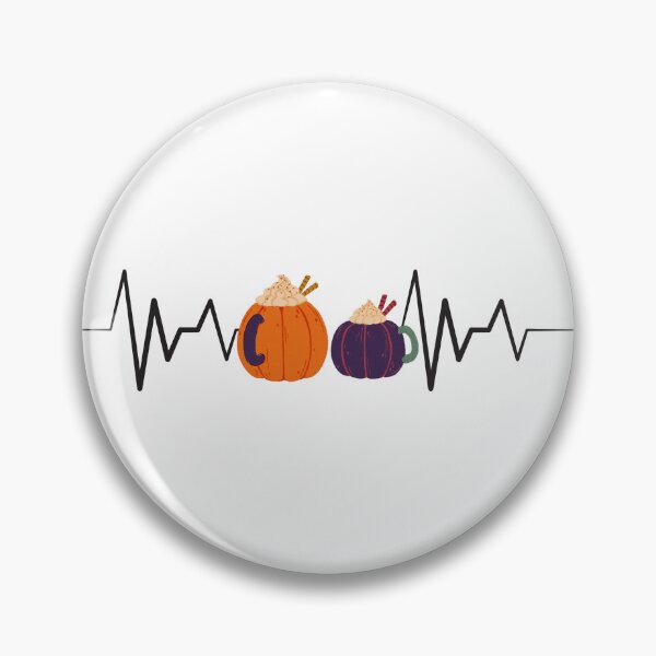 Item preview, Thanksgiving Pumpkin Cinnamon Cups Heartbeat Pulse Heart Line ECG designed and sold by moderncrazeshop.