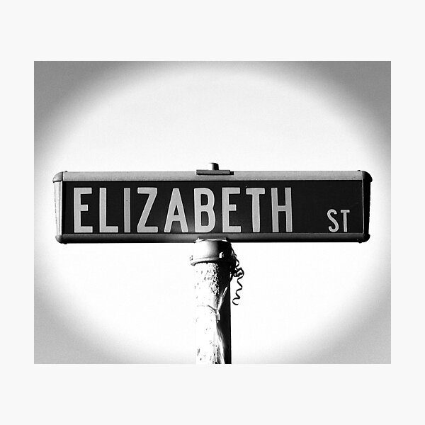 Item preview, A Street Sign Named Elizabeth designed and sold by jcwest.