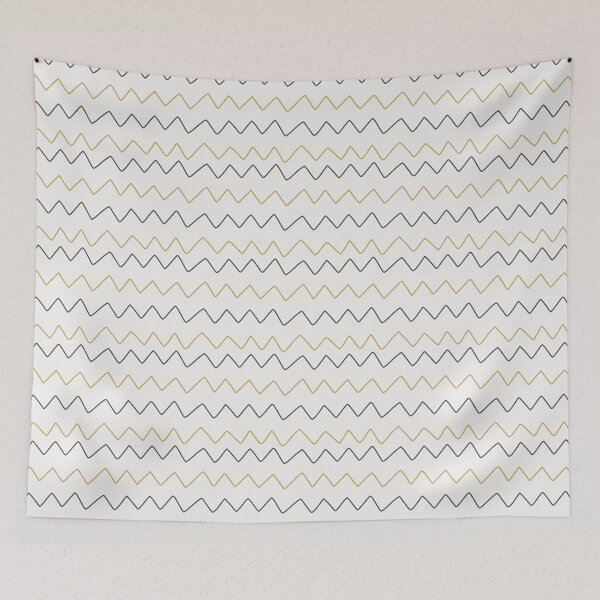 Item preview, Gold and grey stripes designed and sold by ComfyStore.