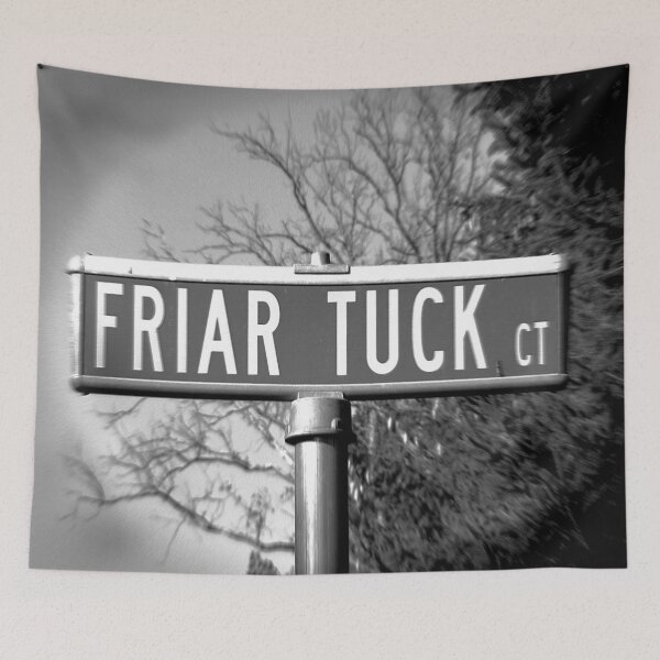 Item preview, A Street Sign Named Friar Tuck designed and sold by jcwest.