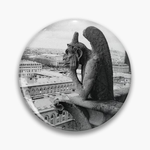 Item preview, Fine art Canvas print of the Gargoyle in Paris. designed and sold by PhotogalleryCJ.