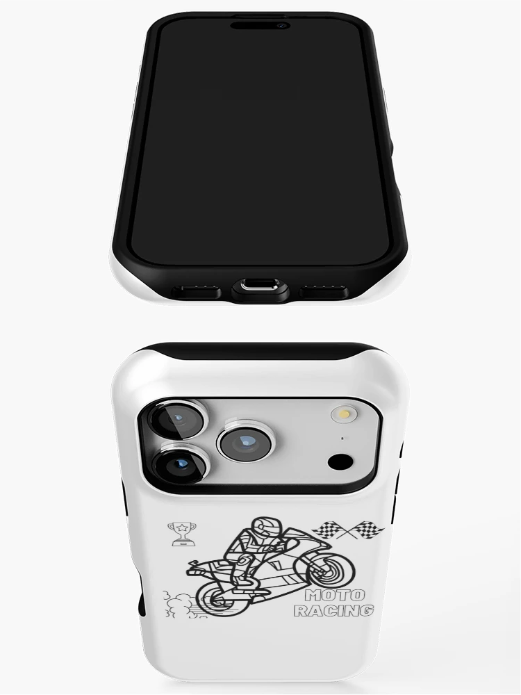 Thumbnail 3 of 4, iPhone Case, MOTO RACING designed and sold by CoolDesign2000.