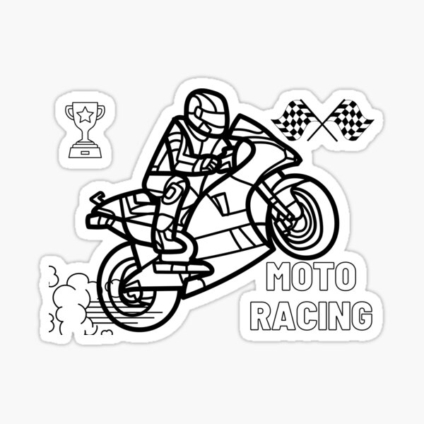 Item preview, MOTO RACING designed and sold by CoolDesign2000.