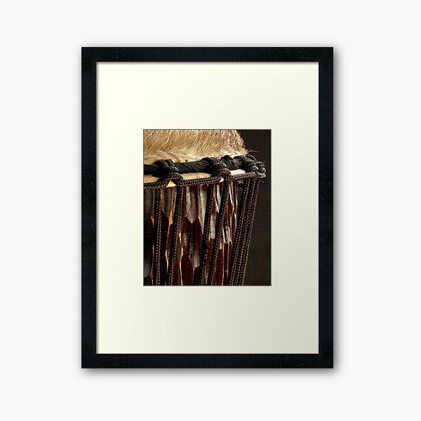 Djembe Drum Framed Art Print