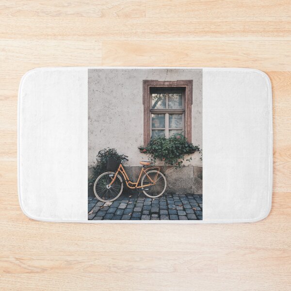 Item preview, Bicycle and window with flower designed and sold by Clumsy People.