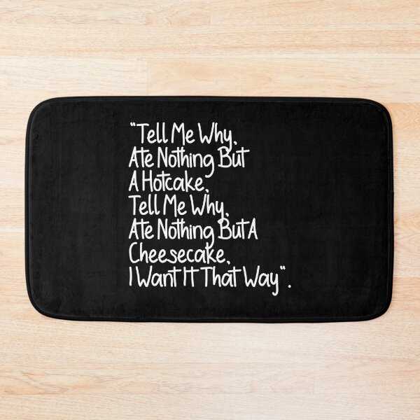 Item preview, Tell Me Why Ate Nothing But A Hotcake Funny Lyrics designed and sold by PunnyLyrics.