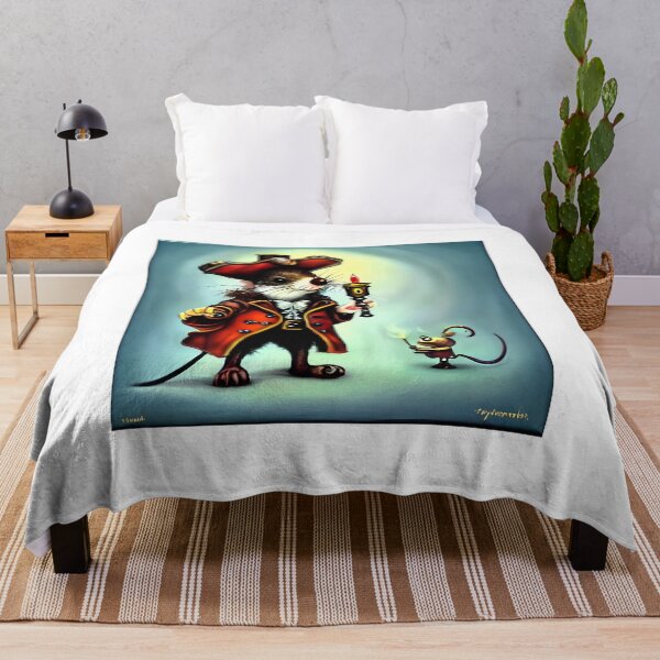 Item preview, Pirate Mouse Holding Lantern designed and sold by wroznak.