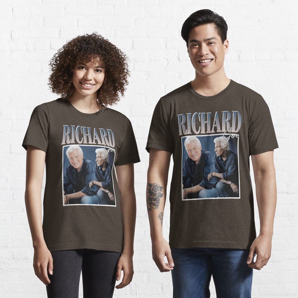 Discover Maglietta T-Shirt Con Stampa Vintage Richard Gere Uomo Donna