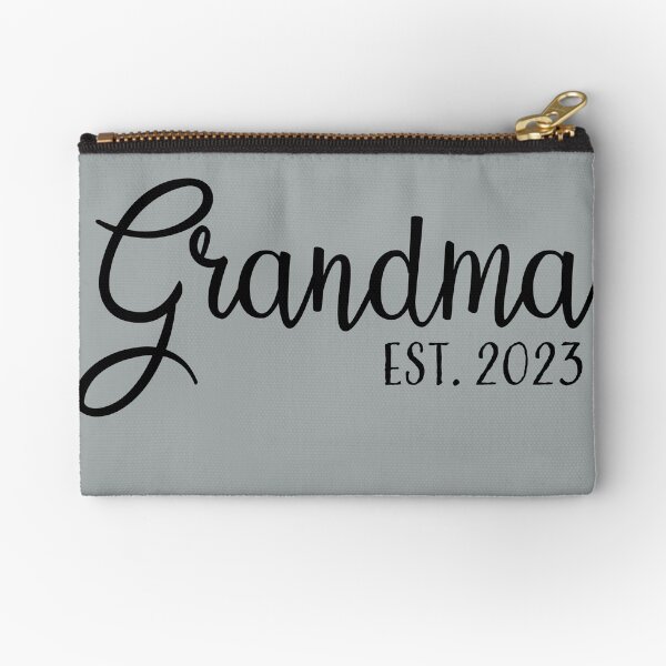 Grandma Established Shirt 2023 Zipper Pouch