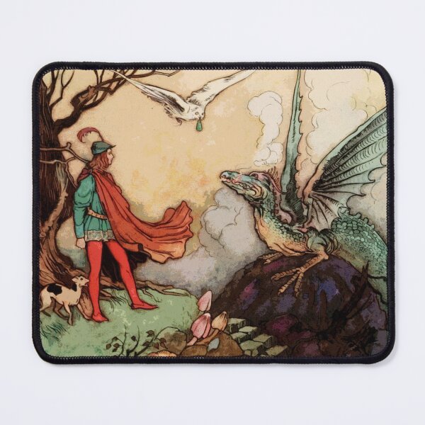 Item preview, engraved encounter of vassal with mythical creature designed and sold by JDFernandez.
