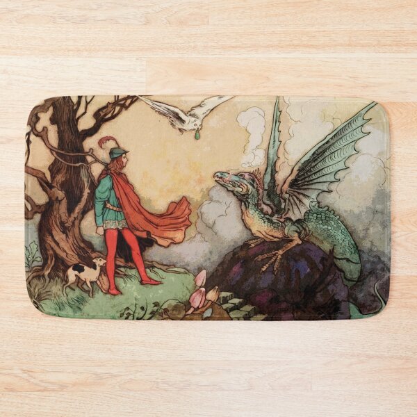 Item preview, engraved encounter of vassal with mythical creature designed and sold by JDFernandez.