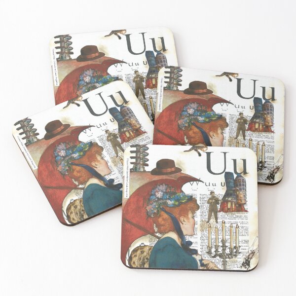 Item preview, Woman With Umbrella Louis Anquetin Dictionary Collage designed and sold by KathyGrippi.