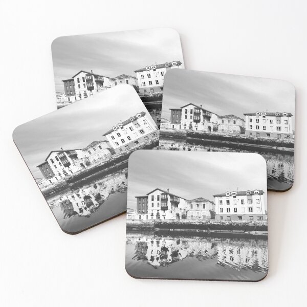 Item preview, Old houses of Bilbao seen from the Nervión river designed and sold by Sara Sanchez PHOTO.