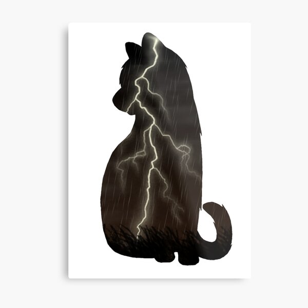 Thunderclan Cat Metal Print