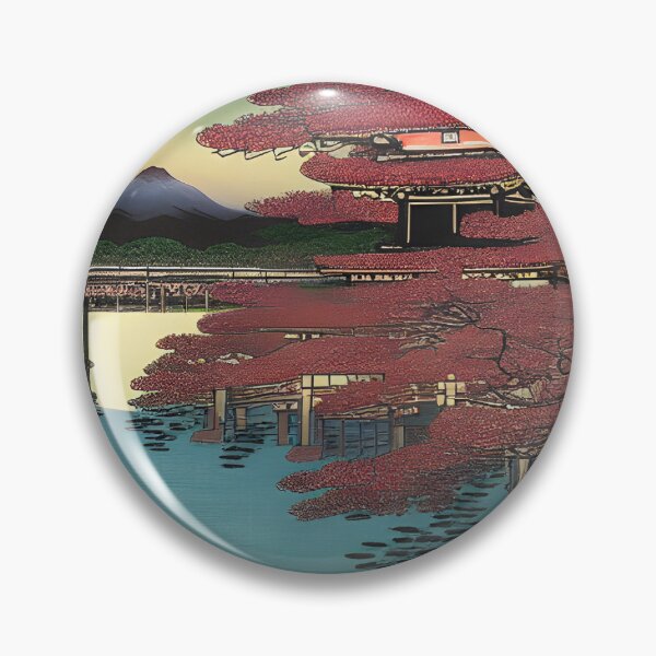 Item preview, Cute Japanese temple designed and sold by ArtForYouMyMan.