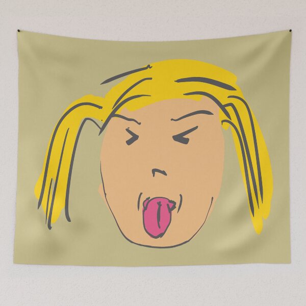 Item preview, Comic Girl, Tongue Out! designed and sold by designs-by-ann.
