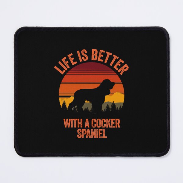 Item preview, Life Is Better With A Cocker Spaniel Vintage Sunset Dog Gift  designed and sold by Guarddogdrive.