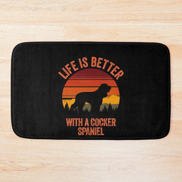 Item preview, Life Is Better With A Cocker Spaniel Vintage Sunset Dog Gift  designed and sold by Guarddogdrive.