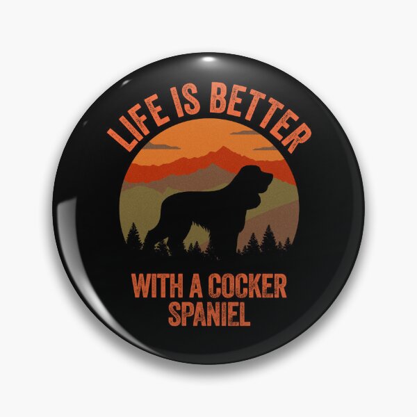 Item preview, Life Is Better With A Cocker Spaniel Vintage Country Dog Gift  designed and sold by Guarddogdrive.