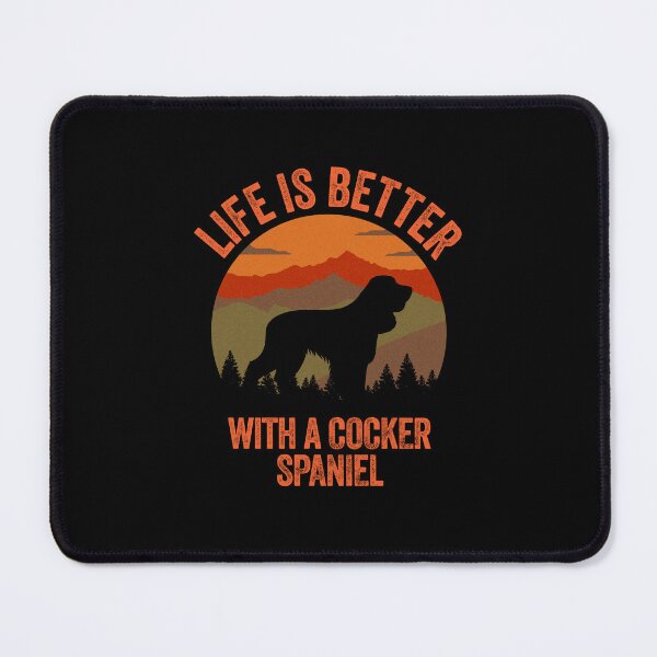 Item preview, Life Is Better With A Cocker Spaniel Vintage Country Dog Gift  designed and sold by Guarddogdrive.