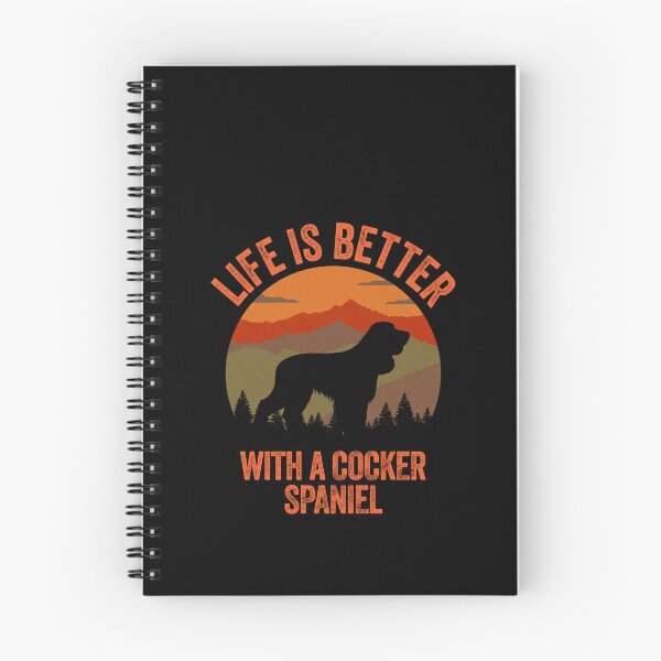 Item preview, Life Is Better With A Cocker Spaniel Vintage Country Dog Gift  designed and sold by Guarddogdrive.