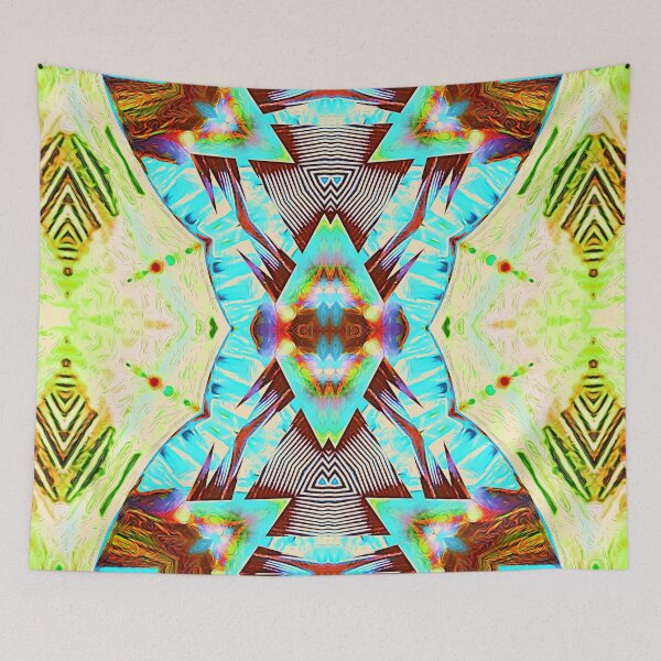 Item preview, DEEP AND LUMINOUS NATIVE AMERICAN SPIRITUAL VIBRATIONS TO INSPIRE PEACE AND LOVE - ART PAINTING MODERN AND MYSTIC EXPRESSION. designed and sold by Ralek.