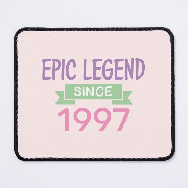 Item preview, Epic Legend Since 1997 Birthyear Typography designed and sold by bolimj.
