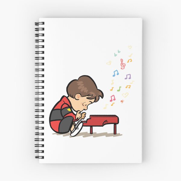 Aperçu de l'œuvre F1 Charles Leclerc Piano créée et vendue par F1Journaling.
