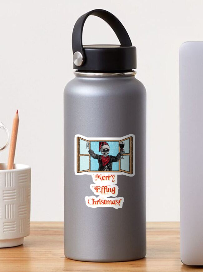 Merry Effin Xmas - Funny Christmas Flask