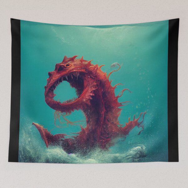 Item preview, Sea Monster #1 designed and sold by Gallery of Weirdness.