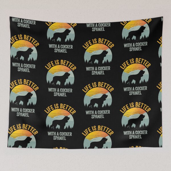 Item preview, Life Is Better With A Cocker Spaniel Summer Dog Gift  designed and sold by Guarddogdrive.