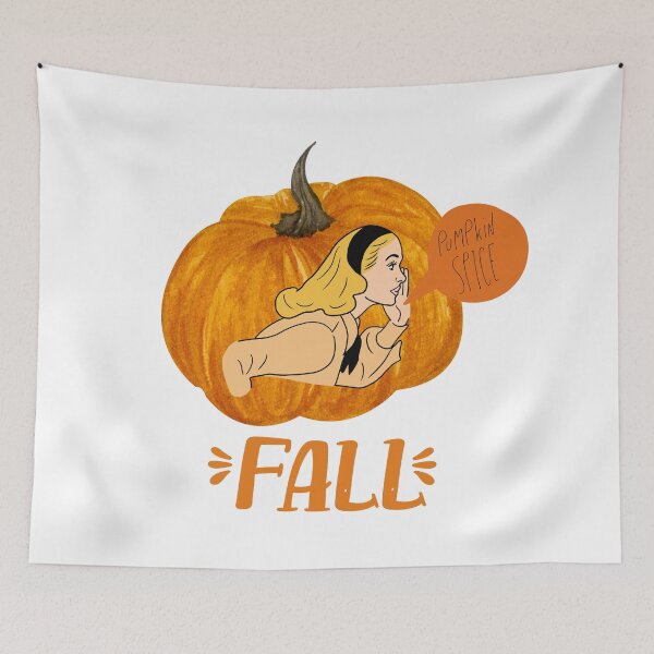 Item preview, Retro Fall Pumpkin Spice designed and sold by NeonxHeart.