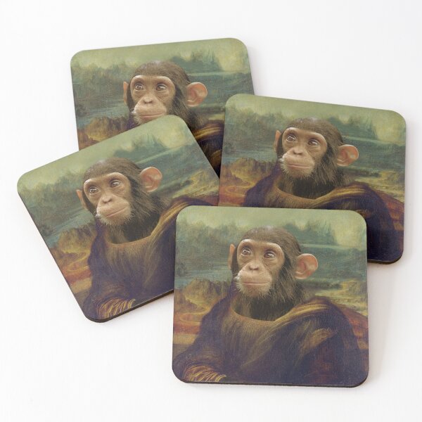 Item preview, Chimpancé Mona Lisa - Chimpancé Gioconda designed and sold by Furry And  Purry.