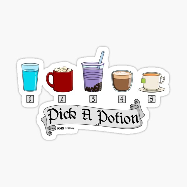 Pick a Potion Sticker
