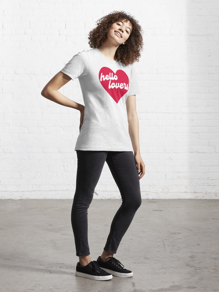 Hello lovers heart Essential T-Shirt for Sale by RafaTakami