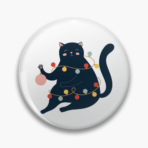Item preview,  My Favorite Color Is Christmas Light FUNNY CAT Merry Christmas  designed and sold by H-ALPHA.