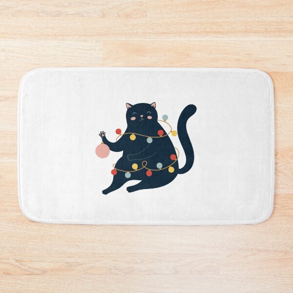 Item preview,  My Favorite Color Is Christmas Light FUNNY CAT Merry Christmas  designed and sold by H-ALPHA.