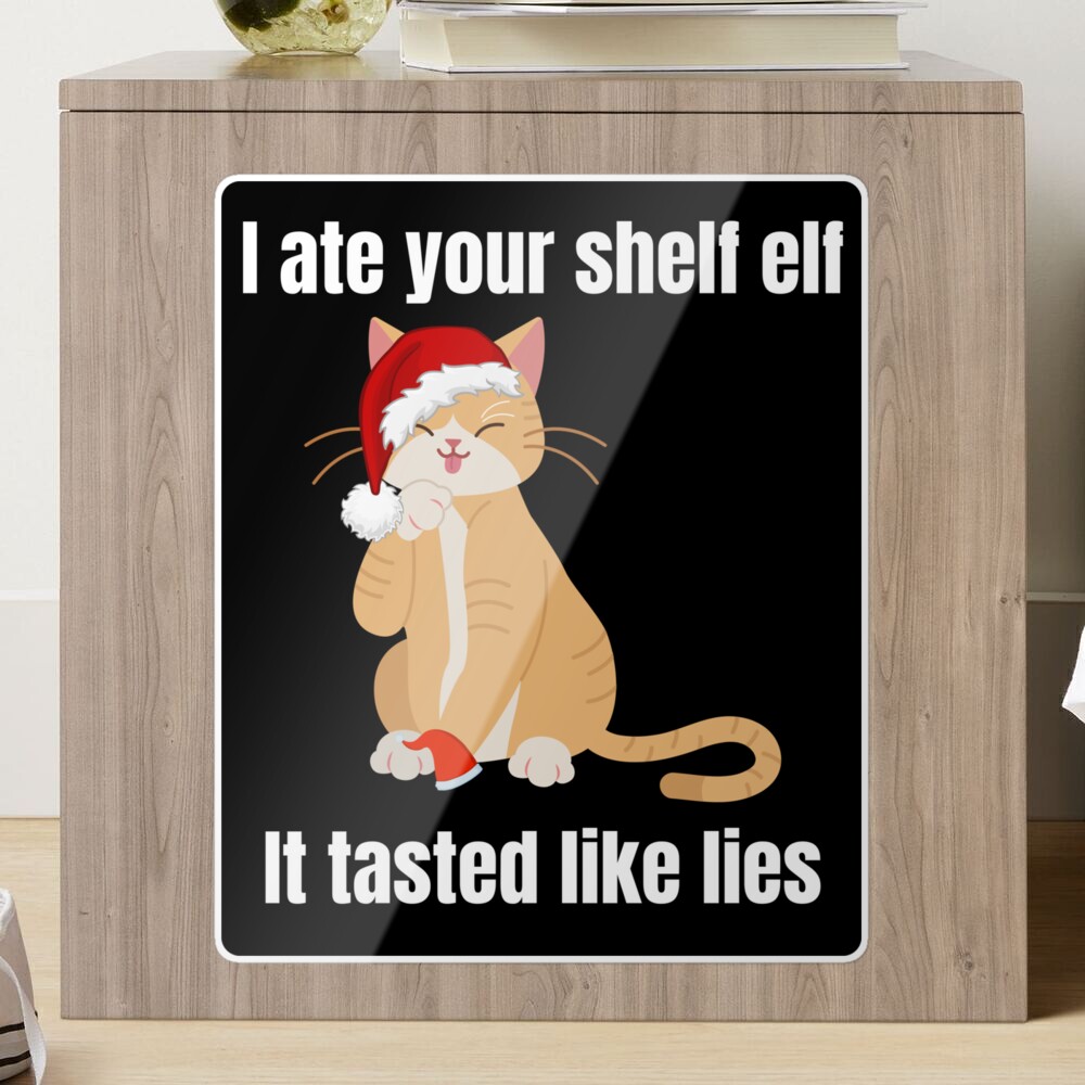 Cat Shitpost meme Art Board Print for Sale by Season's Store