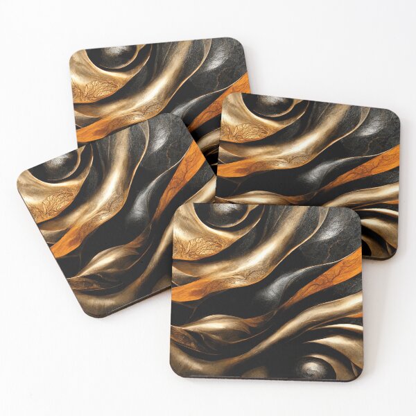 Item preview, Carved gold abstract detail designed and sold by Michael Bollin.