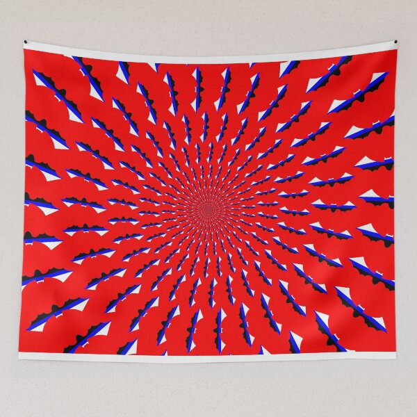 Item preview, optical illusions in halloween mood (bat) designed and sold by psycoHTG.