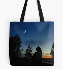 Bolsa de tela Gatos guerreros - silueta