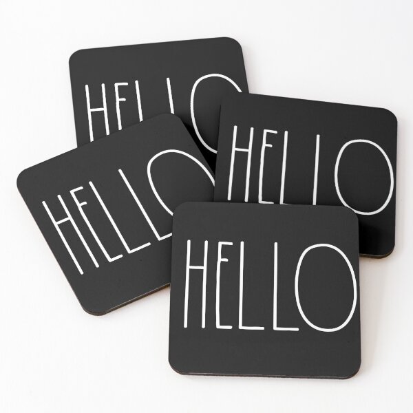Item preview, Hello White Rae Dunn Inspired Farmhouse designed and sold by FineElephant.