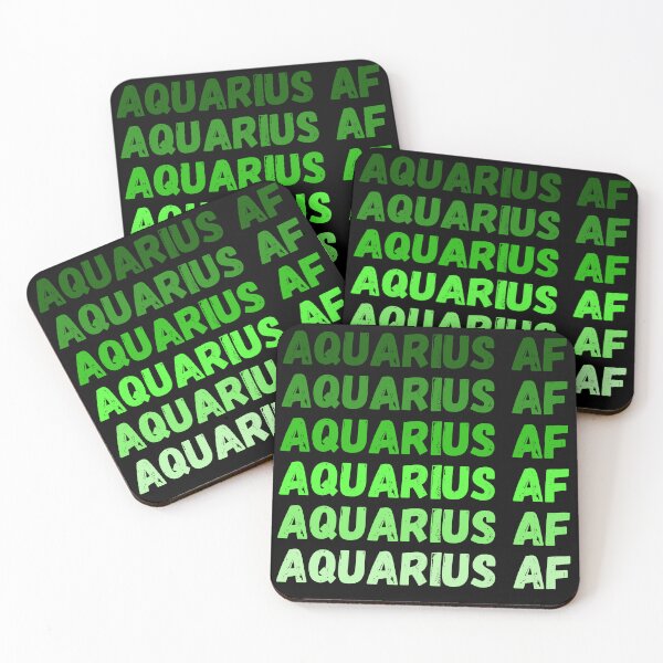Item preview, Aquarius AF Zodiac Sign designed and sold by Hellofriendco.