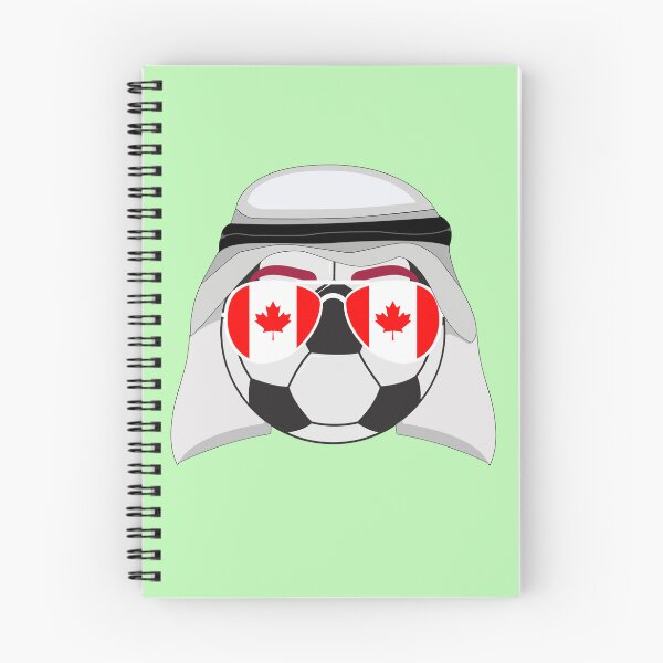 Item preview, Canada Flag inside Sunglasses on a Soccer ball Wearing a Shemagh designed and sold by Dexter Freeman.