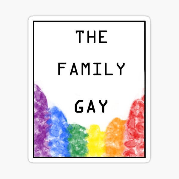 la familia gay Pegatina