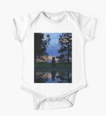 Krieger Katzen - Reflexion Baby Body Kurzarm