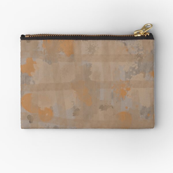 Orange Watercolor Zipper Pouch