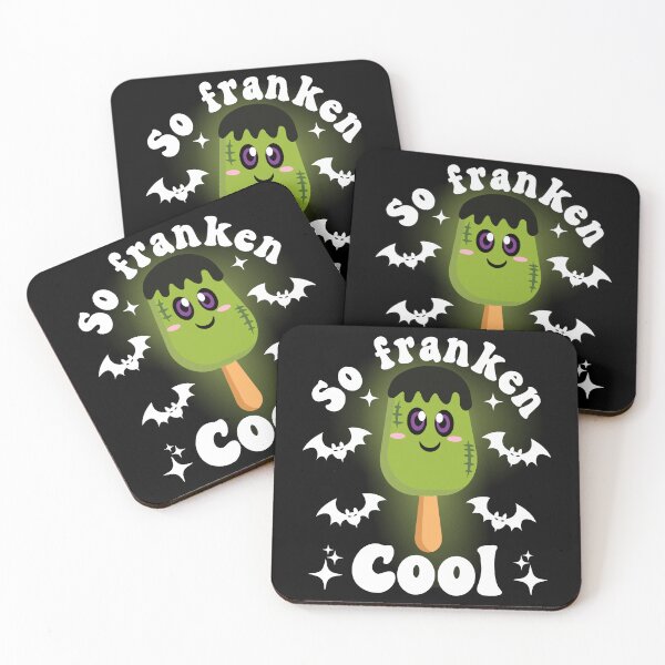 Item preview, Cute and Funny So Franken Cool Frankenstein Monster Ice cream - Black designed and sold by PearlMoonGrapes.